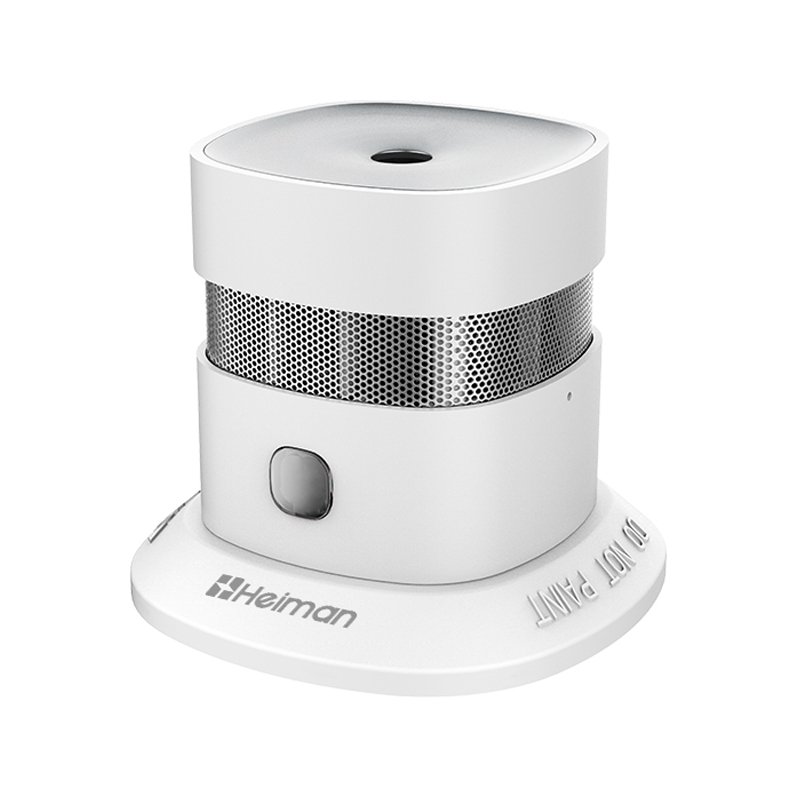Heiman HS1SA smoke alarm hardware representing an early-stage nest replacement device